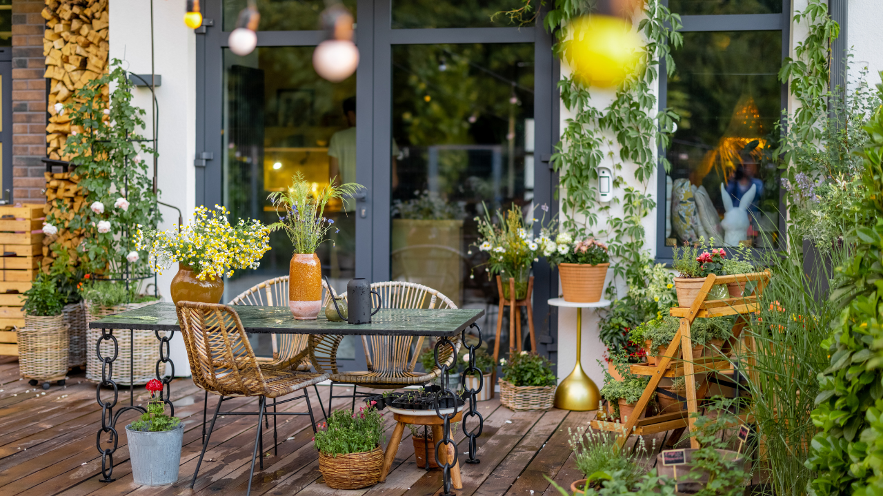 Achtertuin kleine tuin ideeën