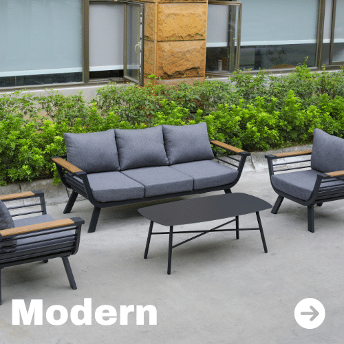 Moderne tuinmeubelen
