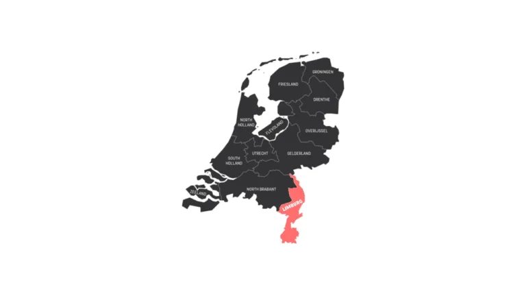 Kaart van Limburg