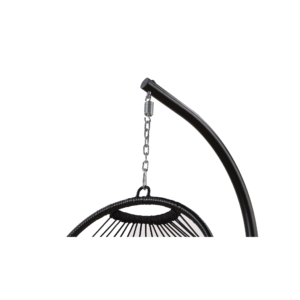 Boender Outdoor buiten hangstoel met zwarte standaard en ophangketting