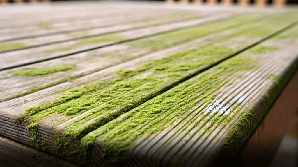 groene aanslag verwijderen tuinmeubelen