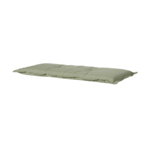 sage tuinbankkussen met zachte vulling en tijdloos design 150x48cm