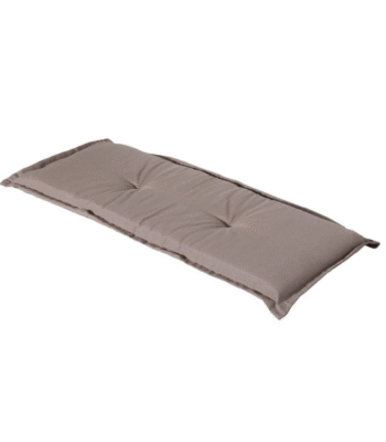 Madison bankkussen 150x48cm Panama taupe los kussen donkergrijs