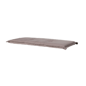 taupe tuinbankkussen met zachte vulling en tijdloos design 150x48cm