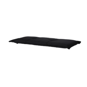 zwart tuinbankkussen met zachte vulling en tijdloos design 150x48cm