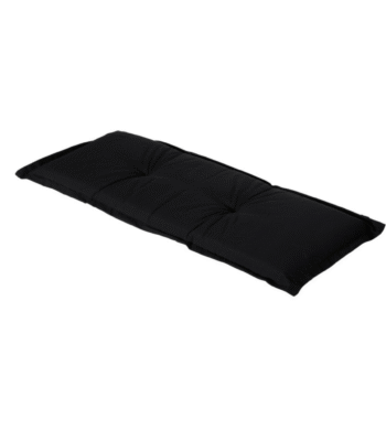 Madison bankkussen 180x48cm Panama zwart los kussen