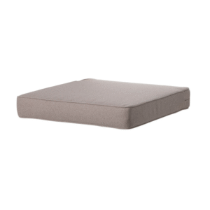 taupe Madison zitkussen 60x60 cm in lage zijaanzicht