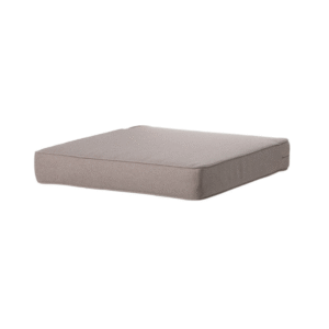 Taupe Madison zitkussen 73x73 cm in zijaanzicht
