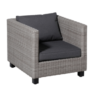 Grijs lounge zitkussen Madison 60x60 cm van Manchester stof