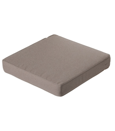 Loungekussens Madison taupe in rotan loungestoel combinatie