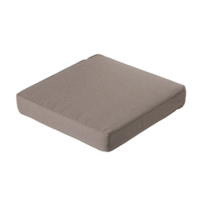 Taupe lounge zitkussen Madison 73x73 cm met Manchester outdoor stof