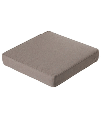 Taupe lounge zitkussen Madison 73x73 cm met Manchester outdoor stof