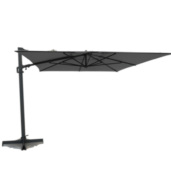 Madison Malta zweefparasol 300x400 cm vierkant in grijze uitvoering