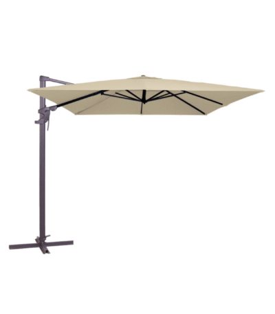 Madison Monaco Flex III zweefparasol 300x300 cm in ecru