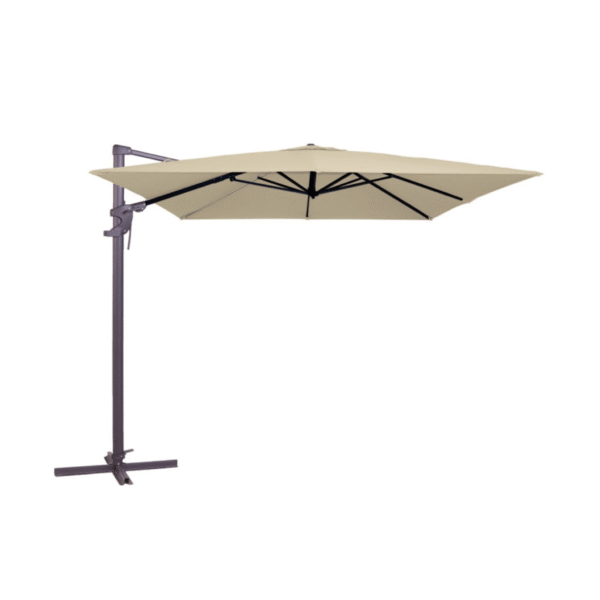 Madison Monaco Flex III zweefparasol 300x300 cm in ecru