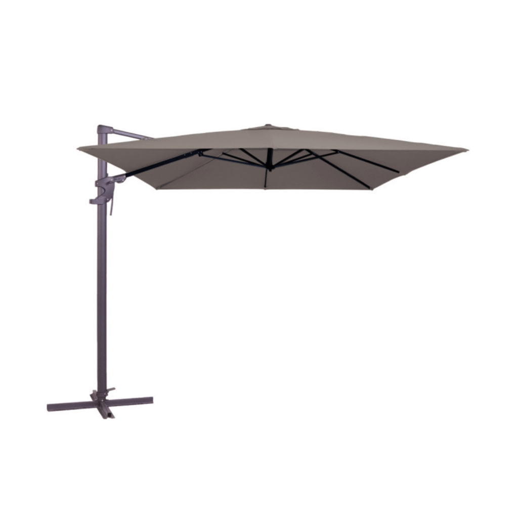 Madison Monaco Flex III zweefparasol 300x300 cm in taupe