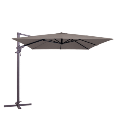 Madison Monaco Flex III zweefparasol 300x300 cm in taupe