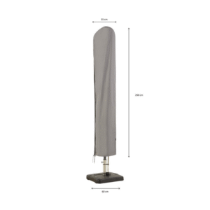 Afmetingen van Madison parasolhoes in grijs 250x55/60cm