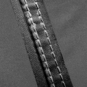 Detail van Madison parasolhoes met gesealde waterdichte ritssluiting