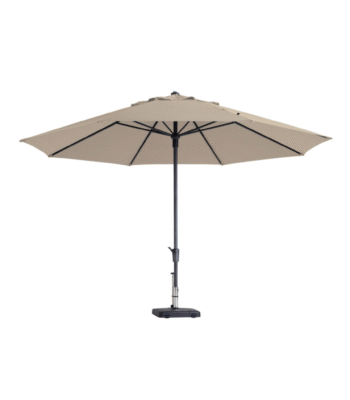 Madison Timor Luxe ronde staande parasol 400cm in ecru kleur