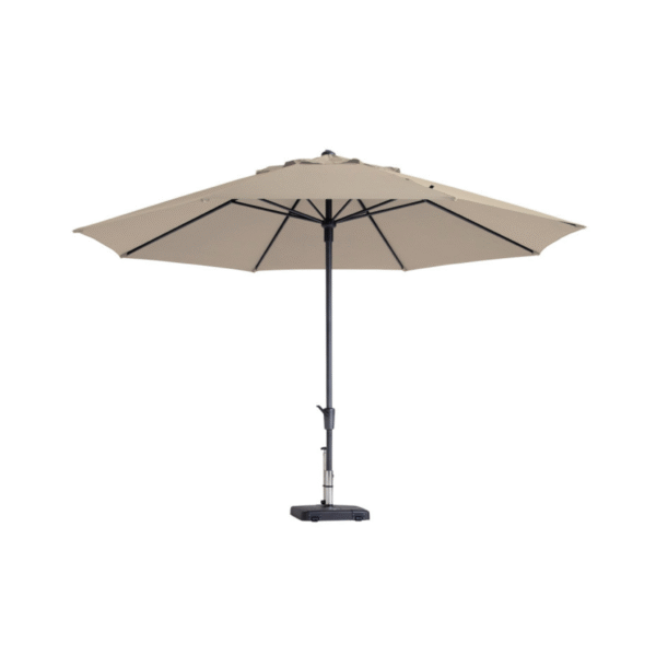 Madison Timor Luxe ronde staande parasol 400cm in ecru kleur