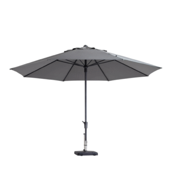 Madison Timor Luxe ronde staande parasol 400cm in lichtgrijs