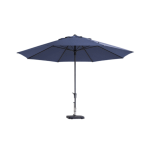 Madison Timor Luxe ronde staande parasol 400cm in safier blue kleur