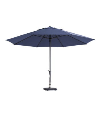 Madison Timor Luxe ronde staande parasol 400cm in safier blue kleur