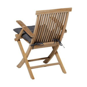 Madison Toscane zitkussen 46x46 cm Panama grey achterkant tuinstoel