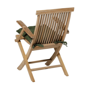 Madison Toscane zitkussen 46x46 cm Panama groen achterkant tuinstoel