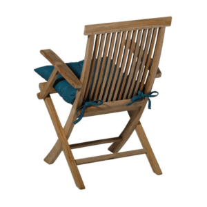 Madison Toscane zitkussen 46x46 cm Panama sea blue achterkant tuinstoel