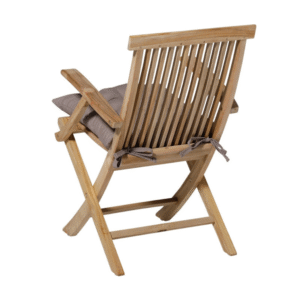 Madison Toscane zitkussen 46x46 cm Panama taupe achterkant tuinstoel