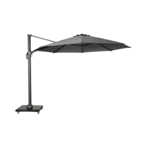 nesling coolfit zweefparasol ø350cm antraciet vrijstaand met parasolvoet