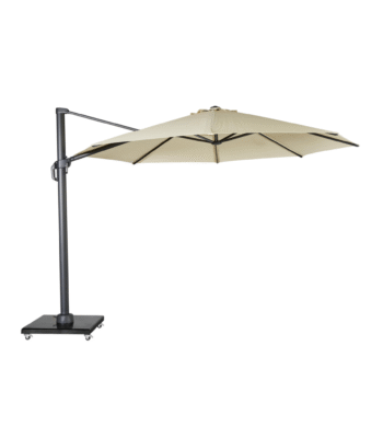 nesling coolfit zweefparasol plus ø350cm sand vrijstaand op kruisvoet