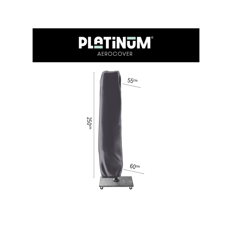 platinum aerocover zweefparasolhoes 250x55x60 cm