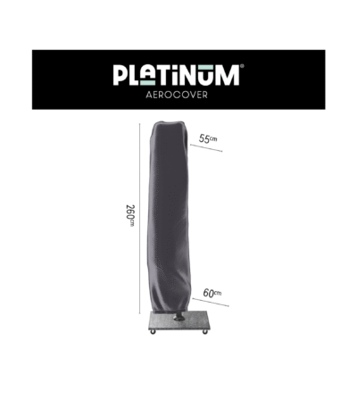 platinum aerocover hoes 260x55x60 voor zweefparasol