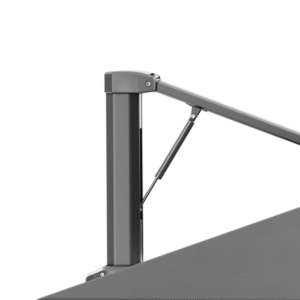 detail scharnier platinum beaufort parasol bovenzijde