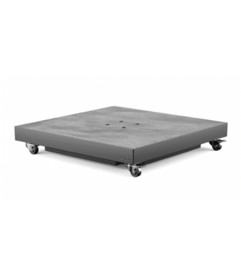 platinum ceramica anthracite 90kg parasolvoet met granietlook bovenblad