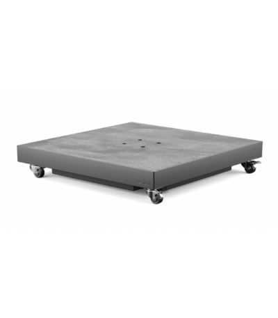 platinum ceramica anthracite 90kg parasolvoet met granietlook bovenblad
