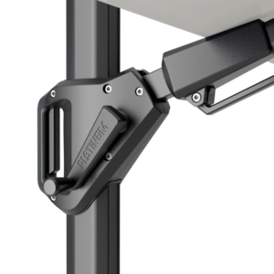 detail hendel platinum voyager t2 parasol met logo