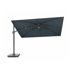 platinum challenger t2 zweefparasol 260x350 faded black open schuin
