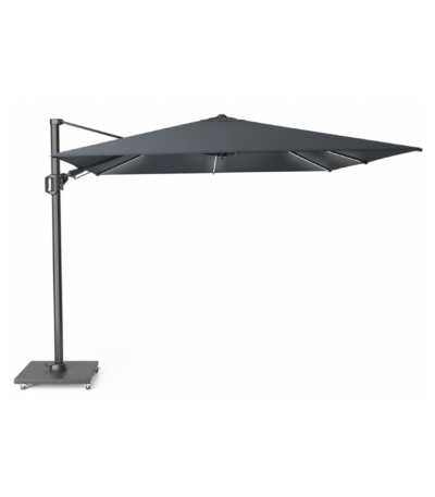 platinum challenger t2 glow zweefparasol 300x300 antraciet met verlichting