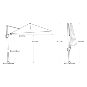 technische tekening platinum challenger t2 glow parasol 300x300