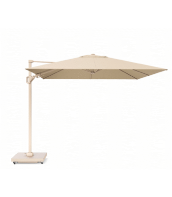 platinum challenger t2 sandstone zweefparasol 300x300 champagne zijaanzicht