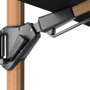 close up draaisysteem platinum challenger t2 teak look frame