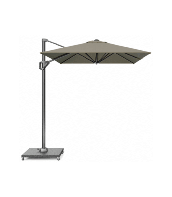 platinum voyager t1 zweefparasol 300x200 taupe recht uitgeklapt