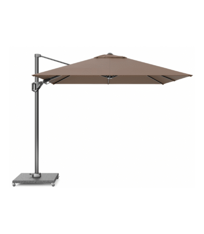 platinum voyager t2 zweefparasol 270x270 havana volledig geopend