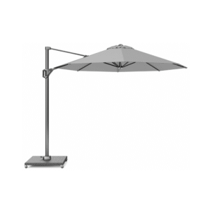 zweefparasol platinum voyager t1 rond ø300 lichtgrijs recht