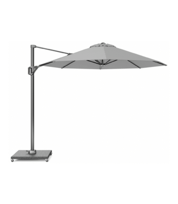 zweefparasol platinum voyager t1 rond ø300 lichtgrijs recht