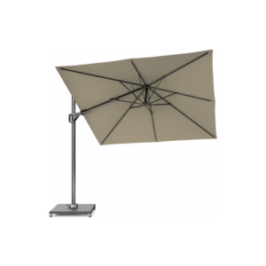 zweefparasol platinum voyager t2 270x270 taupe onderaanzicht